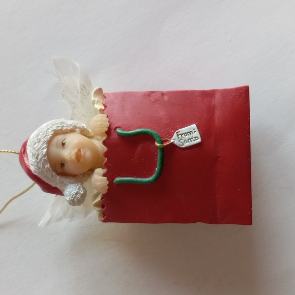 Set of 4 "Santa's Little Angels" Christmas Ornaments. - Picture 2 of 6